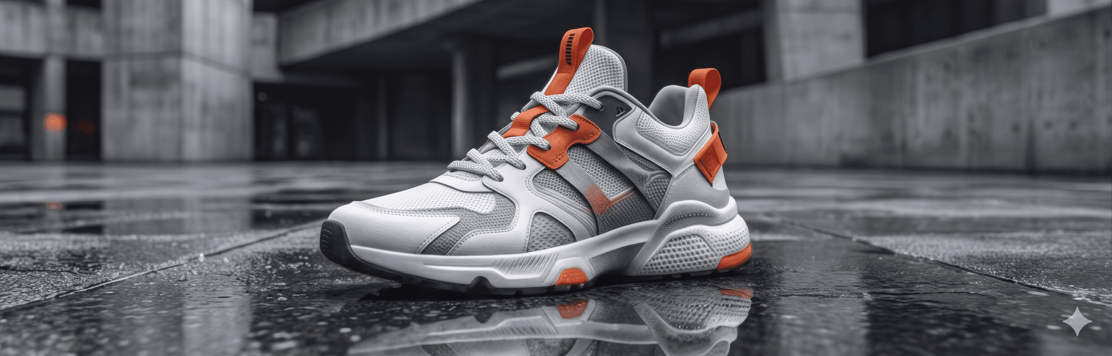 High-fidelity AI generated sneaker lifestyle campaign